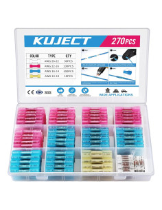 Kit de 270 Conectores Termocontraíbles Kuject para Cables