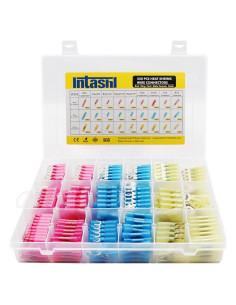 Kit de Conectores Termoretráctiles Intashi 520PCS AWG 22-10