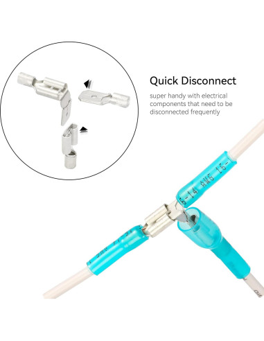 Kit de Conectores de Espada HKS 200PCS AWG 22-10 - Impermeables