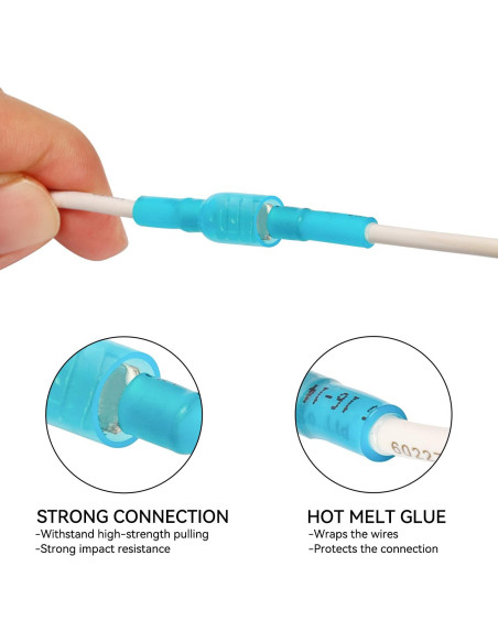 Kit de Conectores de Espada HKS 200PCS AWG 22-10 - Impermeables