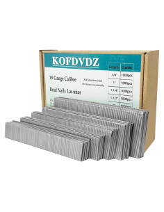 Clavos Brad 18GA Kofdvdz Acero Inoxidable 304 5000 pcs