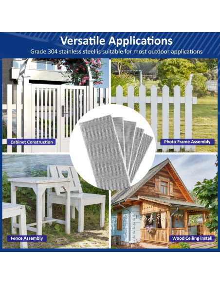 Clavos Brad 18GA Kofdvdz Acero Inoxidable 304 5000 pcs