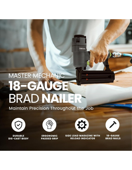 Clavadora de Brad Neumática True Value 18 Gauge 0.95-5.08 cm