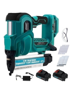 Clavadora eléctrica 2-en-1 JOVANT 20V con 800 clavos y grapas