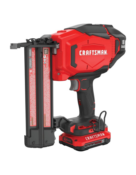Clavadora Cordless Craftsman V20 18GA con Batería y Cargador