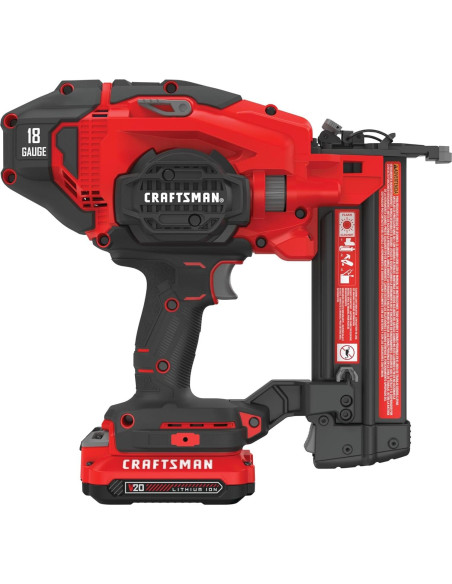 Clavadora Cordless Craftsman V20 18GA con Batería y Cargador