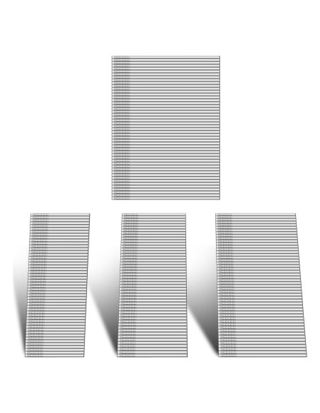 Clavos de Acabado 16 GA SimCos Acero Inoxidable 304 - 1200 Piezas