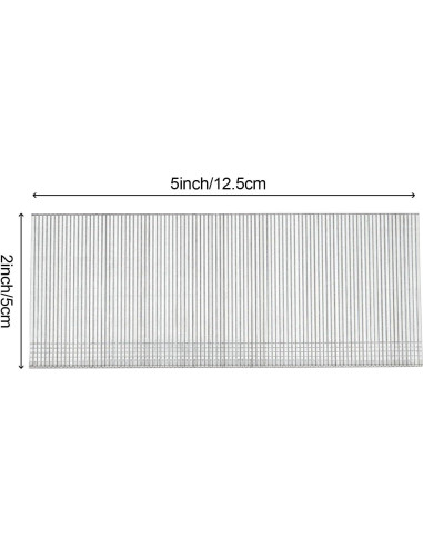 Clavos Brad Galvanizados ZOENHOU 10000 pcs 5.08 cm 18 Gauge