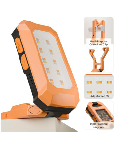 Luz de Trabajo LED Recargable TEVOLE TC2 500 Lúmenes IP54 2