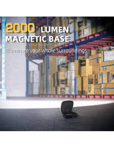 Luz de Trabajo LED Recargable StoneBrook 2000LM 10000mAh