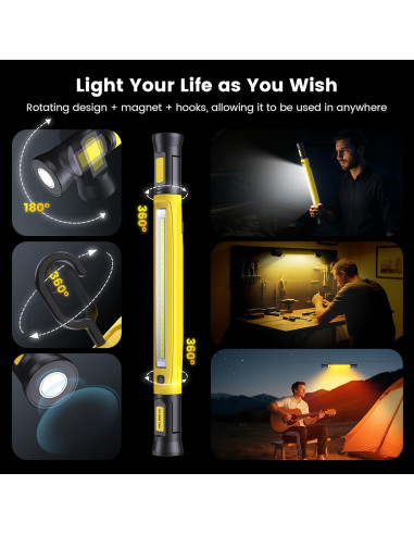 Luz de Trabajo Inalámbrica Etoolab L3 Lite 3000LM USB-C 5200mAh