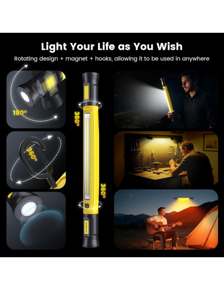 Luz de Trabajo Inalámbrica Etoolab L3 Lite 3000LM USB-C 5200mAh