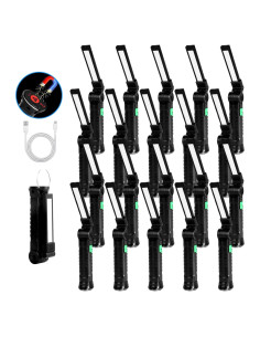 Luz de Trabajo Recargable KunHe con Base Magnética - Paquete de 20