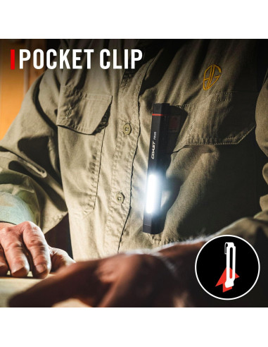 Luz de Trabajo Recargable Coast PM50R 255 Lúmenes LED