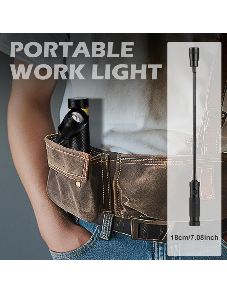 Luz de Trabajo LED Favorlite 500 Lúmenes Magnética Flexible