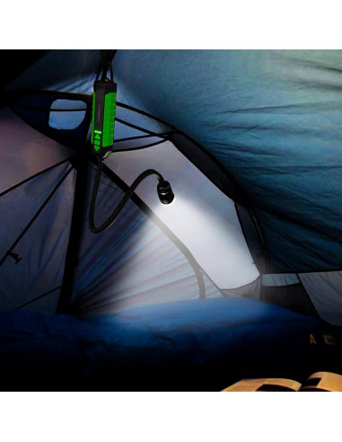 Luz de Trabajo LED Recargable QYAN 300 Lúmenes Gooseneck 45.72 cm