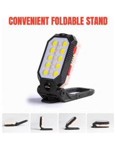 Luz LED de Trabajo Recargable NightBuddy 1500 Lúmenes 4 Modos 2