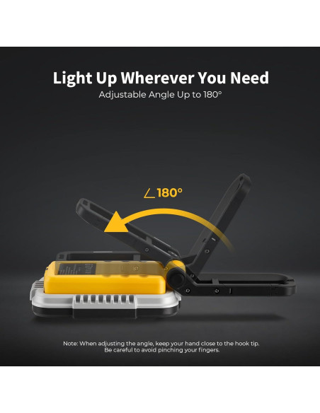 Luz de Trabajo BougeRV WL01 PRO 1500 Lúmenes LED Recargable Luz de Trabajo BougeRV WL01 PRO 1500 Lúmenes LED Recargable