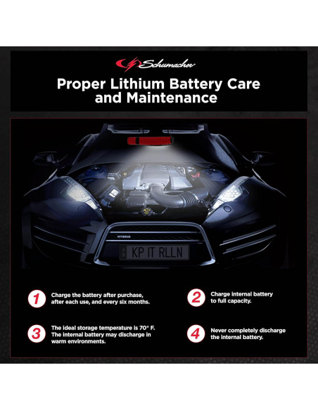 Luz de Trabajo LED Schumacher SL360 - 400 Lúmenes, Batería 2200mAh