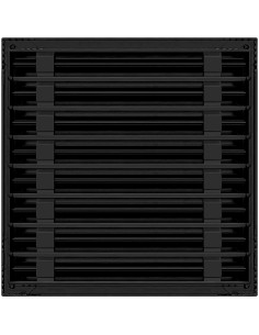 Cubierta de Ventilación de AC 40x40 cm Negra Texas Buildmart 2