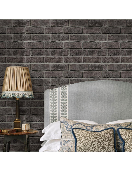 Papel Tapiz 3D Ladrillo Falso Commomy 30x30 cm 10 Piezas