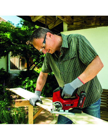 Sierra de Calar Inalámbrica Einhell TE-JS 18V con LED y Soplado