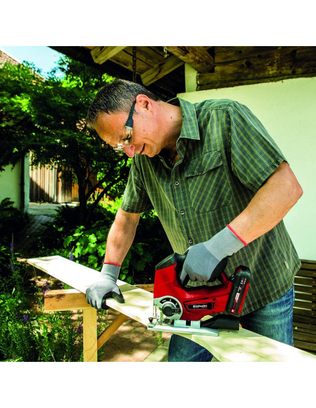 Sierra de Calar Inalámbrica Einhell TE-JS 18V con LED y Soplado