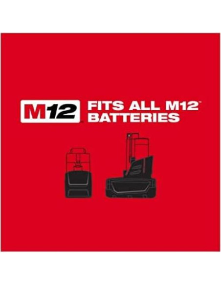 Sierra de calar inalámbrica Milwaukee M12 2445-22MT con kit