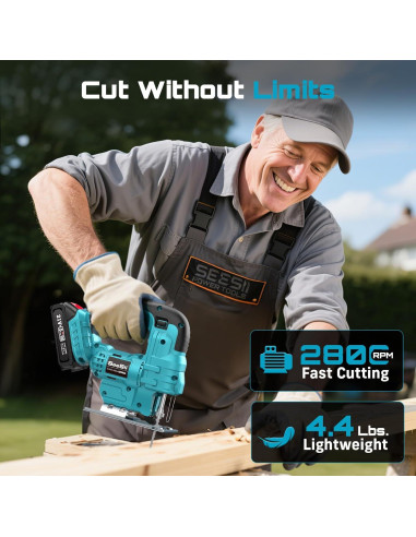 Paquete SEESII Sierra de Calar y Recíproca Inalámbrica 21V