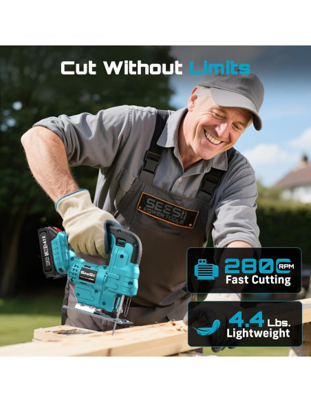 Paquete SEESII Sierra de Calar y Recíproca Inalámbrica 21V