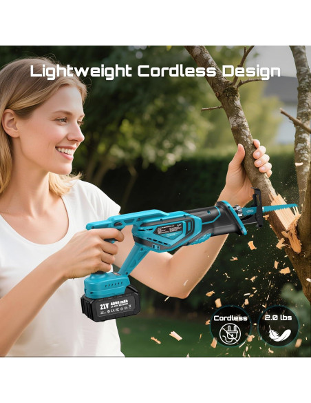 Paquete SEESII Sierra de Calar y Recíproca Inalámbrica 21V