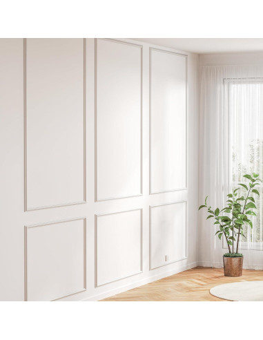 3 Juegos de Molduras de Pared Autoadhesivas RDUIGT 137x61 cm