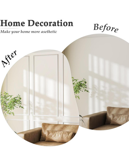 3 Juegos de Molduras de Pared Autoadhesivas RDUIGT 137x61 cm