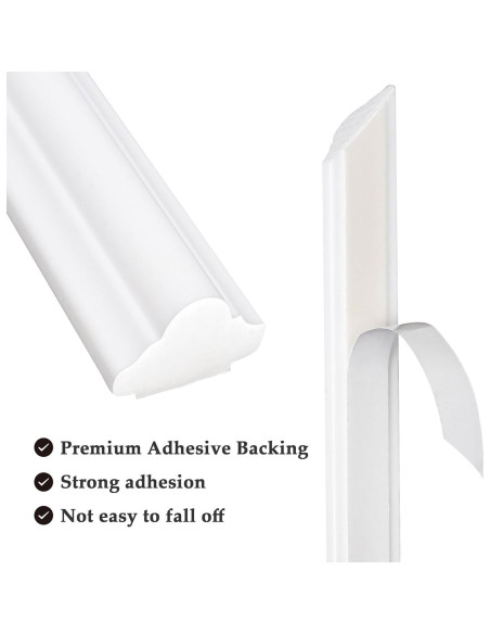 3 Juegos de Molduras de Pared Autoadhesivas RDUIGT 137x61 cm