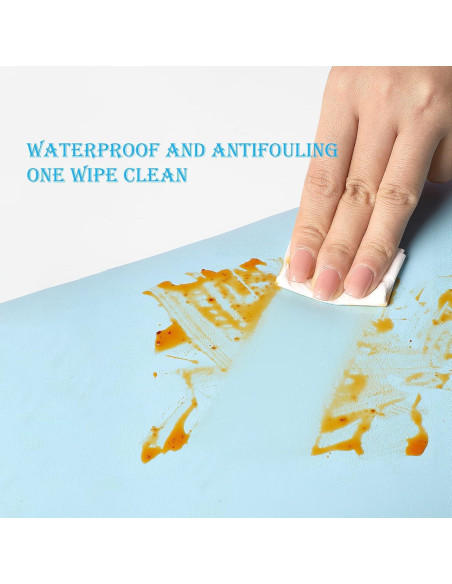 Acolchado de Pared Anticolisión 3D RWBATT 60x30 cm Azul Cielo