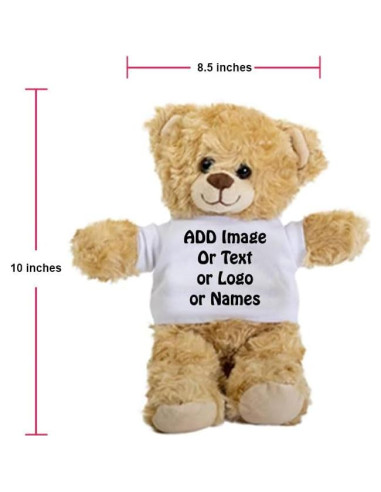 Osito de Peluche Personalizado SpreadPassion 25.4cm Regalos Únicos