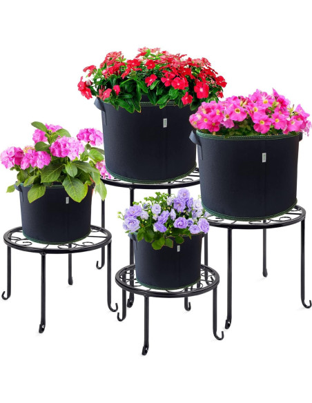 Paquete de 5 bolsas de cultivo Niurui 11.4L tela no tejida