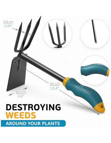 Juego de Herramientas de Jardinería Patio Garden - 3 Piezas