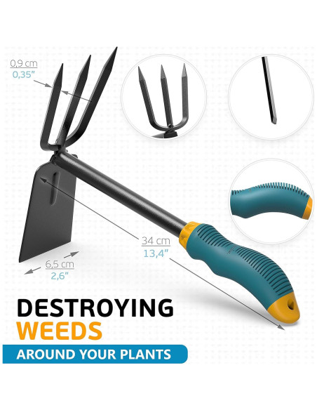 Juego de Herramientas de Jardinería Patio Garden - 3 Piezas