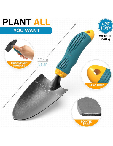 Juego de Herramientas de Jardinería Patio Garden - 3 Piezas