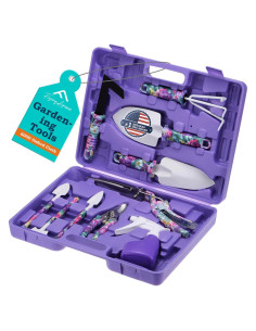 Set de Herramientas de Jardinería APSARAS USA 10 Piezas Floral