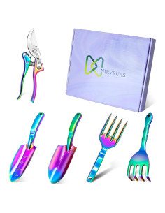 Juego de Herramientas de Jardinería Nirvruxs 5 Piezas Arcoíris