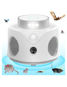 Repelente Ultrasónico de Plagas QULEM UR02S 120 m LED