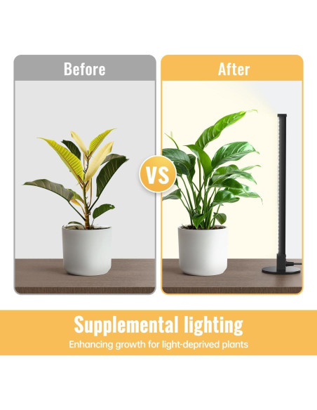 Luz de Cultivo Vertical SpeePlant 1.4FT 72 LEDs 5000K Luz de Cultivo Vertical SpeePlant 1.4FT 72 LEDs 5000K