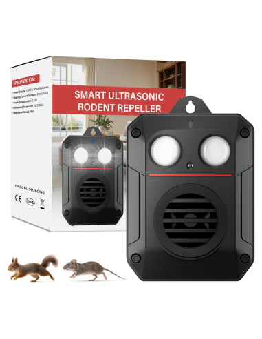 Repelente Ultrasonido para Roedores Visson UR06, 200 m