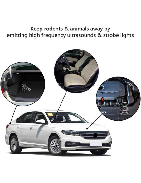 Repelente Ultrasónico de Roedores Angveirt a Batería