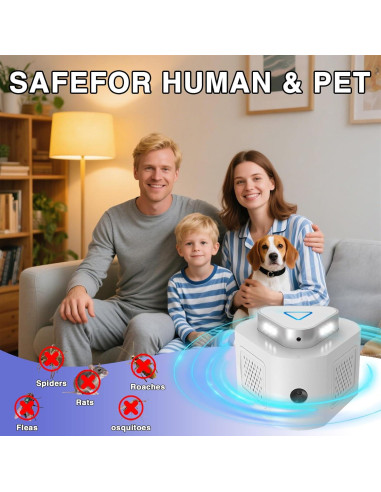 Repelente Electrónico de Roedores Jahy2Tech 360 con LED