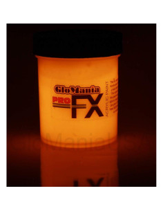 Pintura Acrílica ProFX Naranja Luminoso 28.35g Brilla en la Oscuridad 2