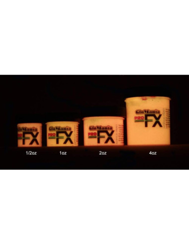 Pintura Acrílica Brillante Glomania Naranja 2 Onzas UV