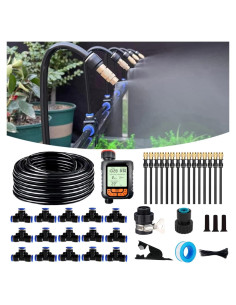 Kit de Riego por Goteo Automático WCBMIRRI con Temporizador